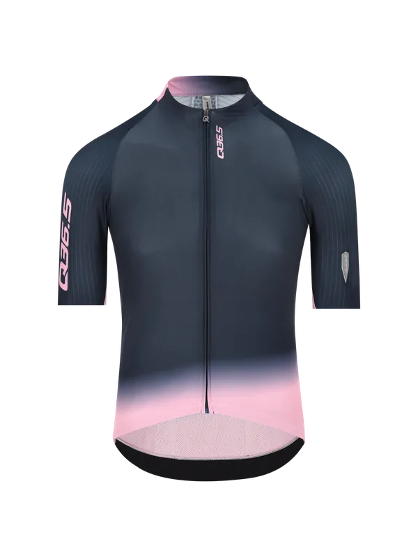 Q36.5 Gregarius Pro Collar Fade Signature Jersey (Modrá) - Pánský cyklistický dres Endorphin Republic Nejprodávanější
