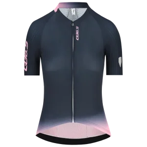 Horká Nabídka Q36.5 Gregarius Pro Collar Fade Signature Jersey Women (Modrá) - Dámský cyklistický dres Endorphin Republic