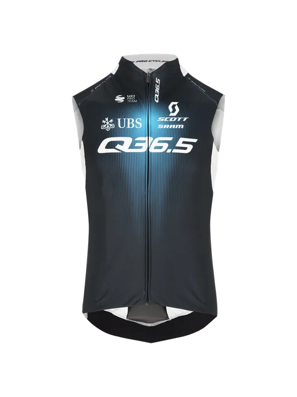 Q36.5 Gregarius Pro Cycling Team Vest (Zelená) - Pánská cyklistická vesta Endorphin Republic Vrácení Zdarma