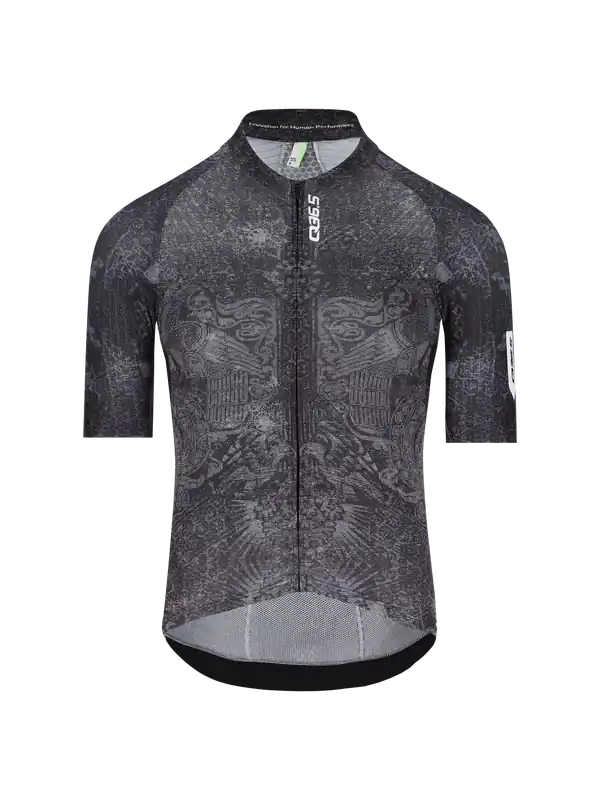 Jen Po Omezenou Doba Q.36.5 Gregarius Pro Damask Jersey (Černá) - Pánský cyklistický dres Endorphin Republic