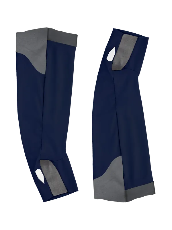 Časově Omezené Q36.5 Hybrid Knee Warmer (Modrá) - Cyklistické návleky na kolena Endorphin Republic
