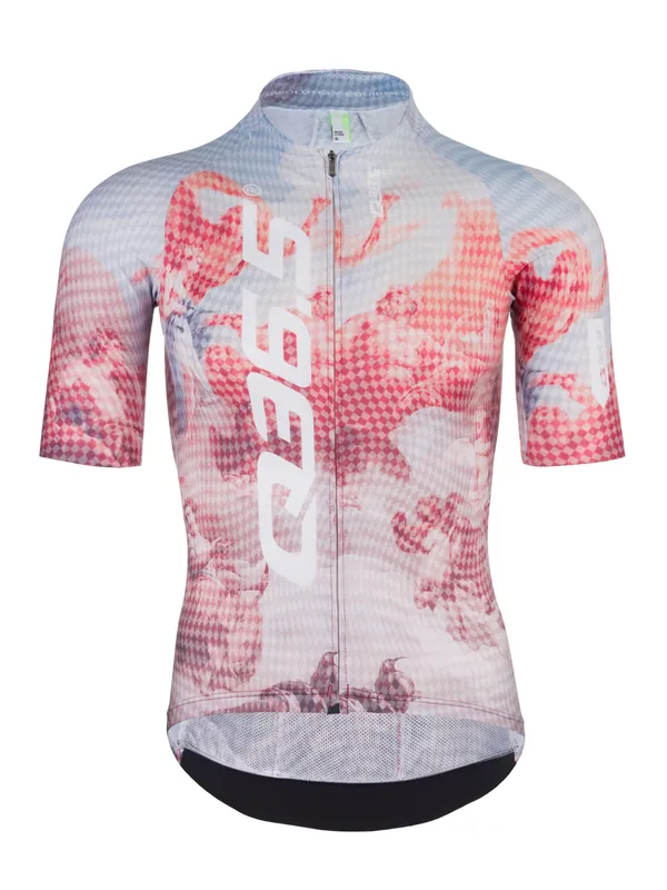 Q36.5 Jersey Short Sleeve R2 (Purpurová) - Pánský cyklistický dres Endorphin Republic Super Cena