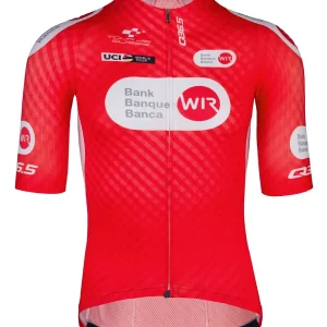 Značkový Q36.5 Jersey Short Sleeve R2 TDS Climber (Červená) - Pánský cyklistický dres Endorphin Republic