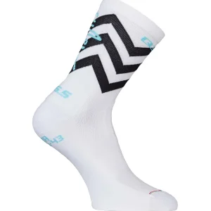 Ihned K Objednání Q36.5 Nibali Shark Socks (Bílá) - Cyklistické ponožky Endorphin Republic