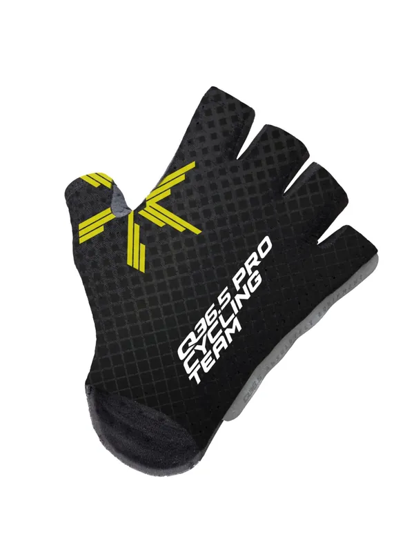 Cenová Bomba Q36.5 Q36.5 Pro Cycling Team Gloves (Černá) - Cyklistické rukavice Endorphin Republic