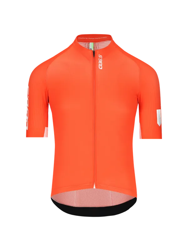 Q36.5 R2 Signature Jersey (Červená) - Pánský cyklistický dres Endorphin Republic Kup Teď