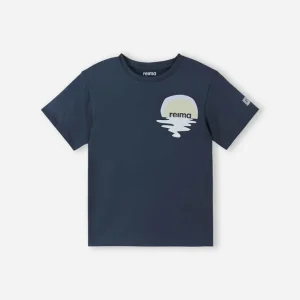Vrácení Zdarma Reima T-shirt Siirtyy (Modrá) - Dětské triko Endorphin Republic