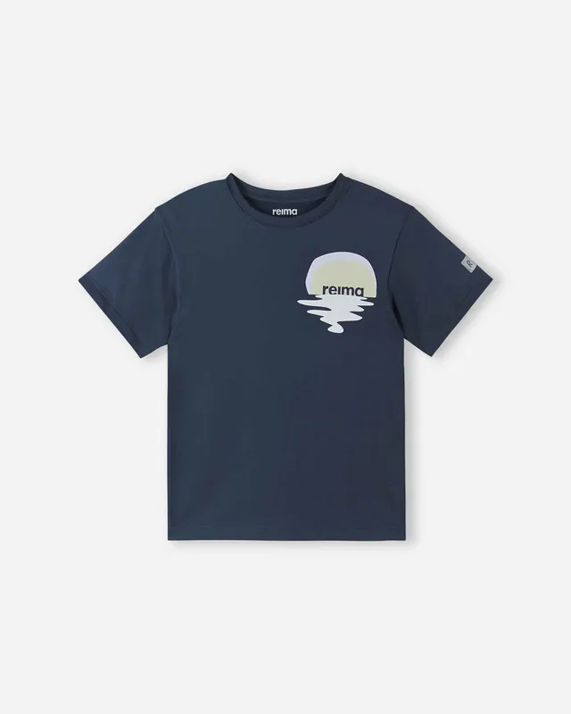 Vrácení Zdarma Reima T-shirt Siirtyy (Modrá) - Dětské triko Endorphin Republic