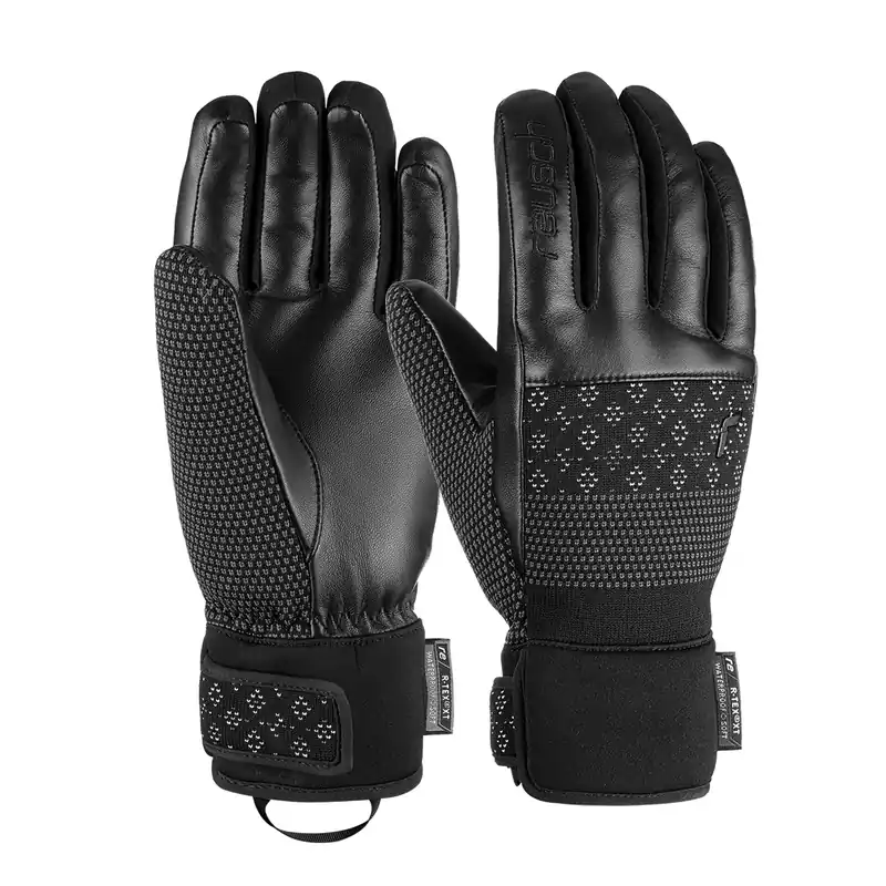 Reusch Re Knit Elisabeth R-TEX® XT (Černá) - Dámské lyžařské rukavice Endorphin Republic Nízká Cena