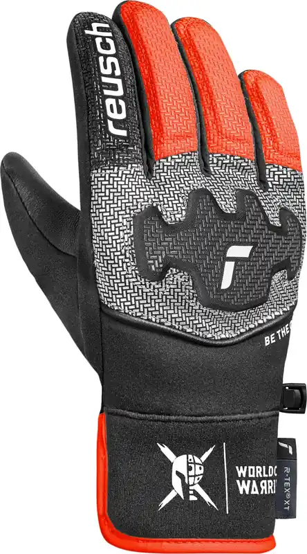 Reusch Worldcup Warrior Prime R-TEX® XT Junior (Šedá) - Dětské lyžařské rukavice Endorphin Republic Novinka