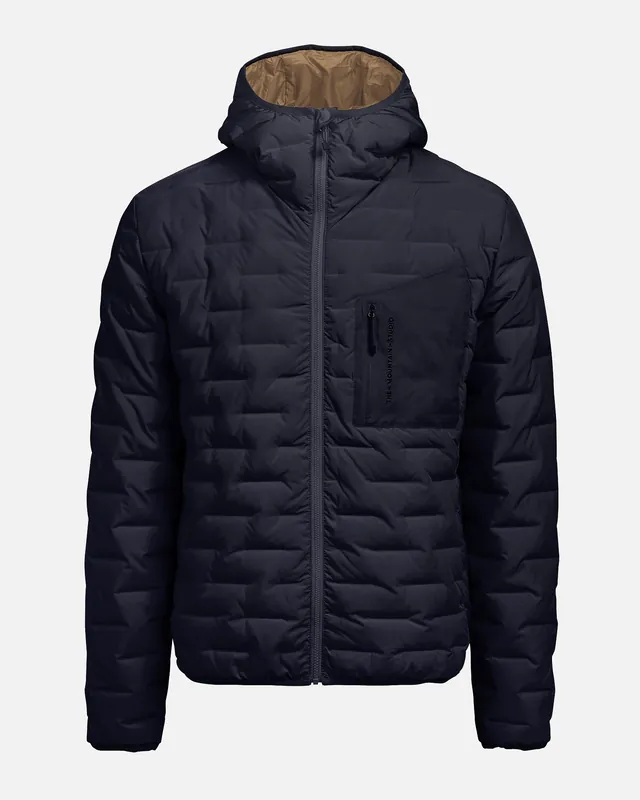 Cenová Bomba The Mountain Studio REVERSIBLE LIGHT HOOD JACKET (Bílá) - Oboustranná bunda Endorphin Republic