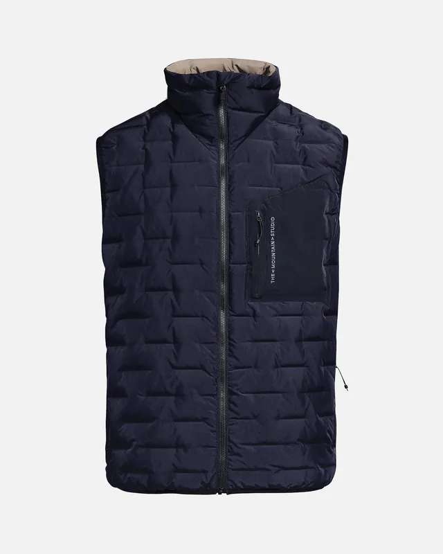 The Mountain Studio REVERSIBLE LIGHT VEST (Bílá) - Péřová oboustranná vesta Endorphin Republic Sleva
