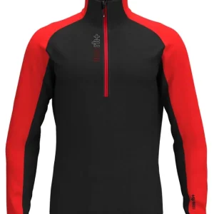 Levný RH+ KYRIL HALF ZIP JERSEY (Černá) - Pánská mikina Endorphin Republic