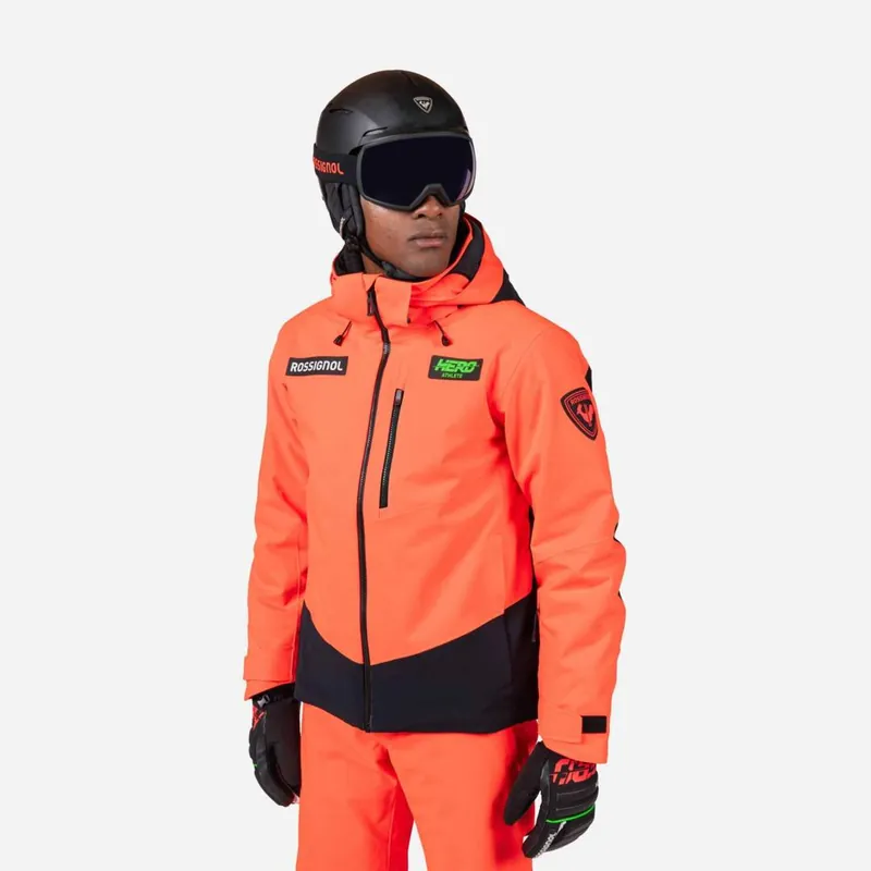 Rossignol HERO BLACKSIDE INSULATED JKT (Červená) - Pánská lyžařská bunda Endorphin Republic Sleva