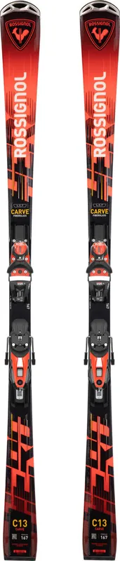 Rossignol HERO CARVE KONECT + NX 12 KONECT GW B80 BK HOT RED / RANPJ01+FCLCN03 (Černá) - Sjezdové lyže s vázáním Endorphin Republic Akce