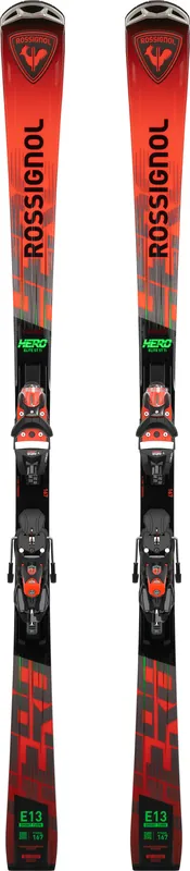 Nová Kolekce Rossignol HERO ELITE ST TI KONECT + SPX 14 K GW B80 / RANPH01+FCLCS02 (Černá) - Sjezdové lyže s vázáním Endorphin Republic
