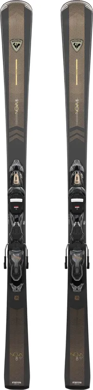 Poslední Šance Rossignol NOVA 8 XPRESS + XPRESS W 11 GW B83 / RANPX02+FCNDW10 (Šedá) - Dámské sjezdové lyže s vázáním Endorphin Republic