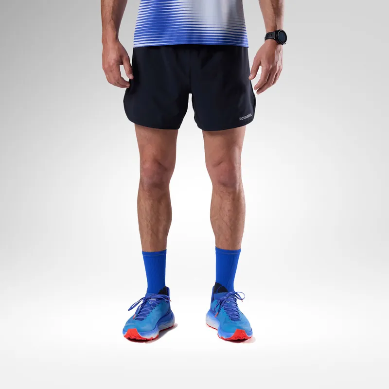 Finální Výprodej Rossignol SAPA SHORT 5‘ (Černá) - Pánské běžecké kraťasy Endorphin Republic