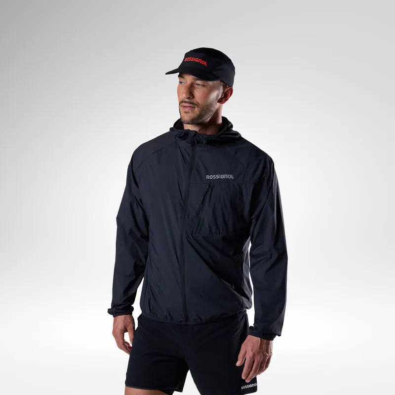 Pouze Dnes Rossignol SIDELHORN PKB JKT (Černá) - Pánská běžecká bunda Endorphin Republic