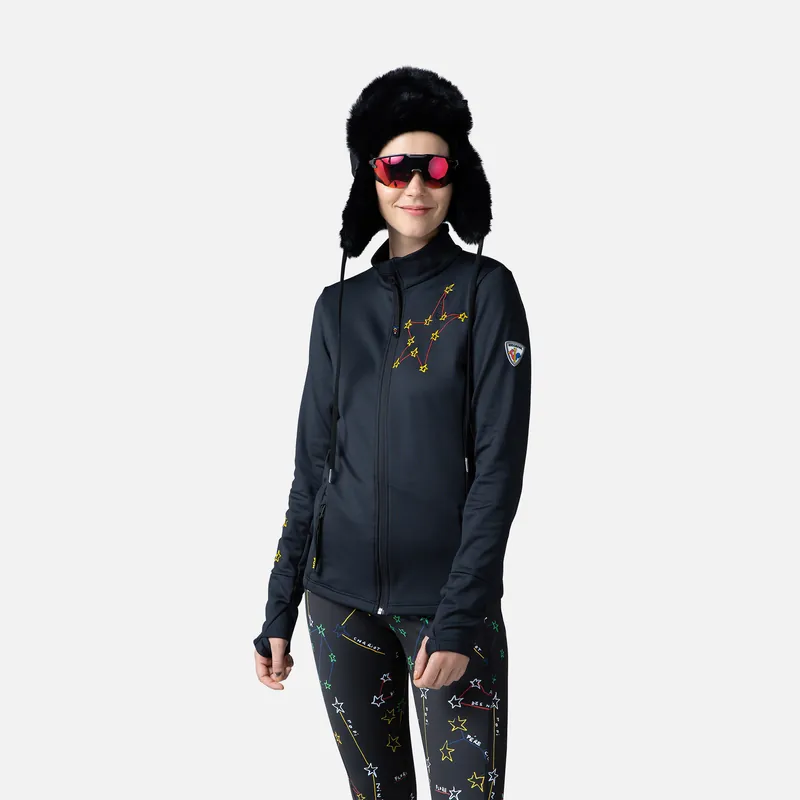Rossignol W CLIMI JKT (Černá) - Dámská mikina Endorphin Republic Super Cena