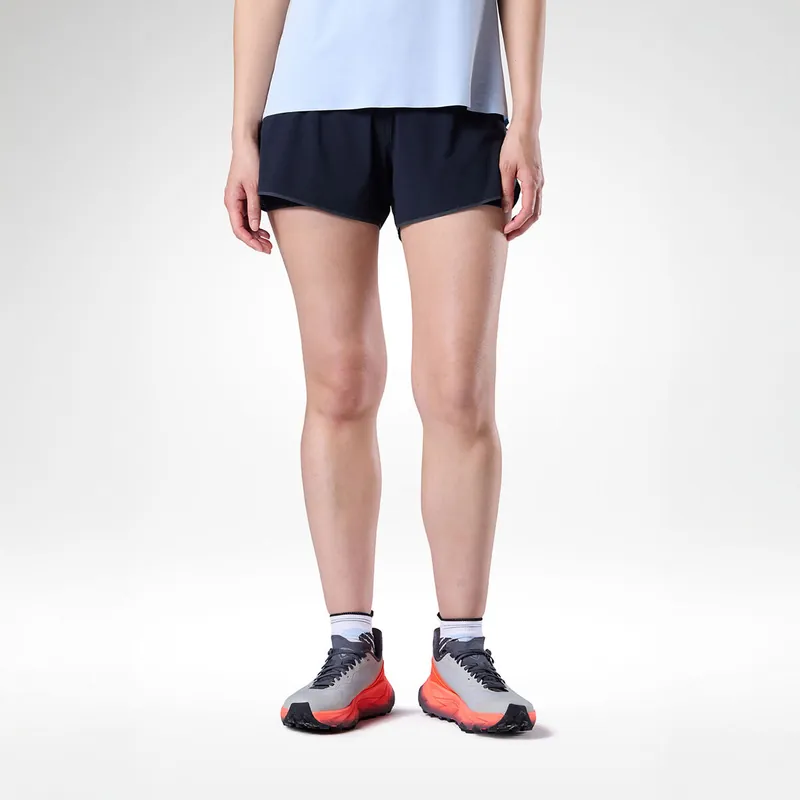 Dokud Zásoby Vydrží Rossignol W SAPA 2IN1 SHORT 5‘ (Černá) - Dámské běžecké kraťasy Endorphin Republic