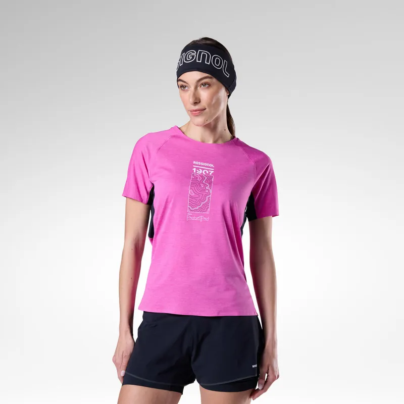 Výhodná Nabídka Rossignol W SAPA ULTRA TEE - Dámské běžecké triko Endorphin Republic