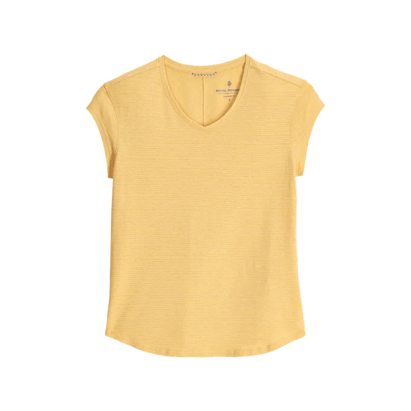 Poslední Šance Royal Robbins Vacationer V-Nk S/S - Dámské triko Endorphin Republic