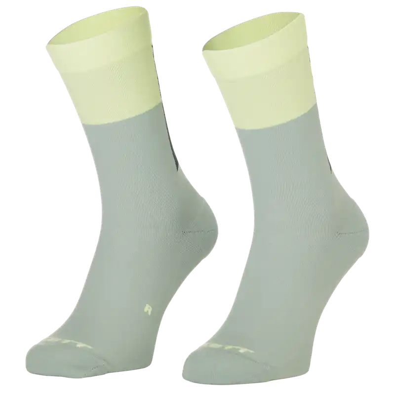 Levný SCOTT Sock Block Stripe Crew (Šedá) - Běžecké ponožky Endorphin Republic