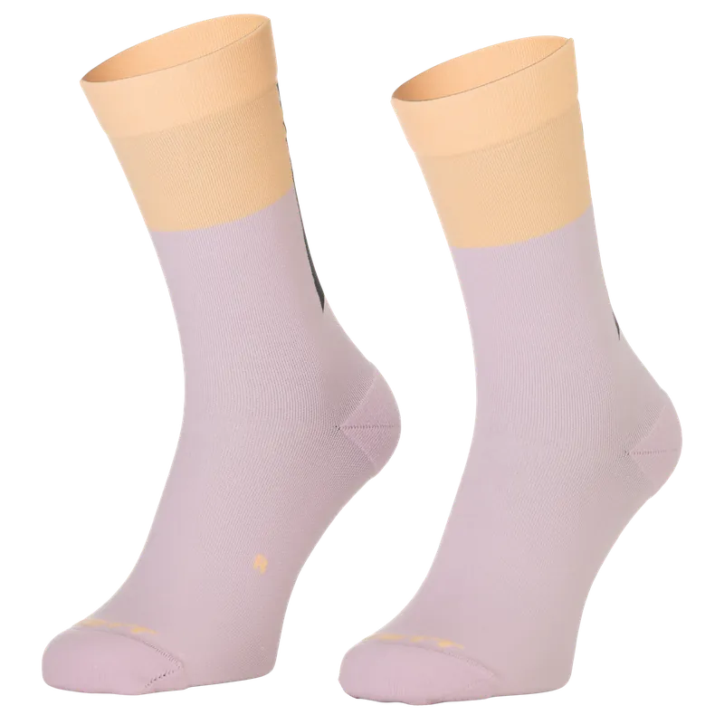 SCOTT Sock Block Stripe Crew (Purpurová) - Běžecké ponožky Endorphin Republic Super Cena