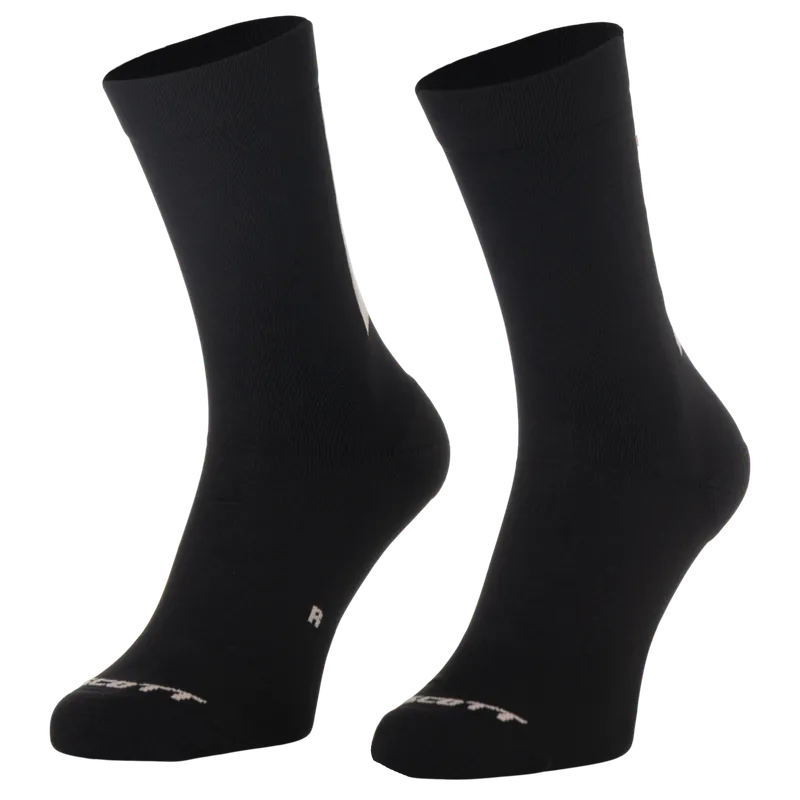 SCOTT Sock Block Stripe Crew (Černá) - Běžecké ponožky Endorphin Republic Vysoce Kvalitní