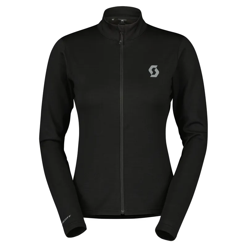 Dokud Zásoby Vydrží Scott Gravel Warm Merino LS (Černá) - Dámská cyklistická bunda Endorphin Republic