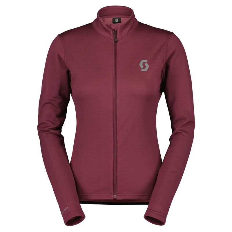 Koupit Online Scott Gravel Warm Merino LS (Červená) - Dámská cyklistická bunda Endorphin Republic