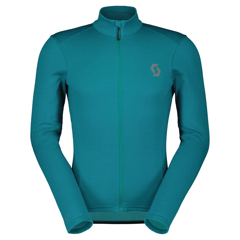 Scott Gravel Warm Merino LS (Zelená) - Pánská cyklistická bunda Endorphin Republic Super Cena