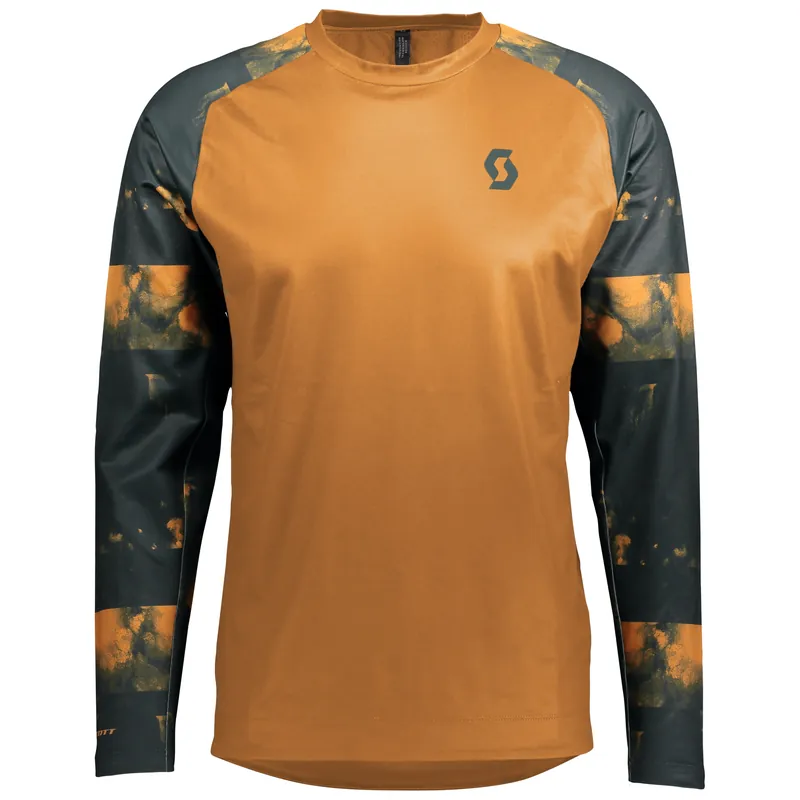 Scott Shirt Trail Storm l/sl (Oranžová) - Pánské cyklistické tričko Endorphin Republic Přímo Od Výrobce