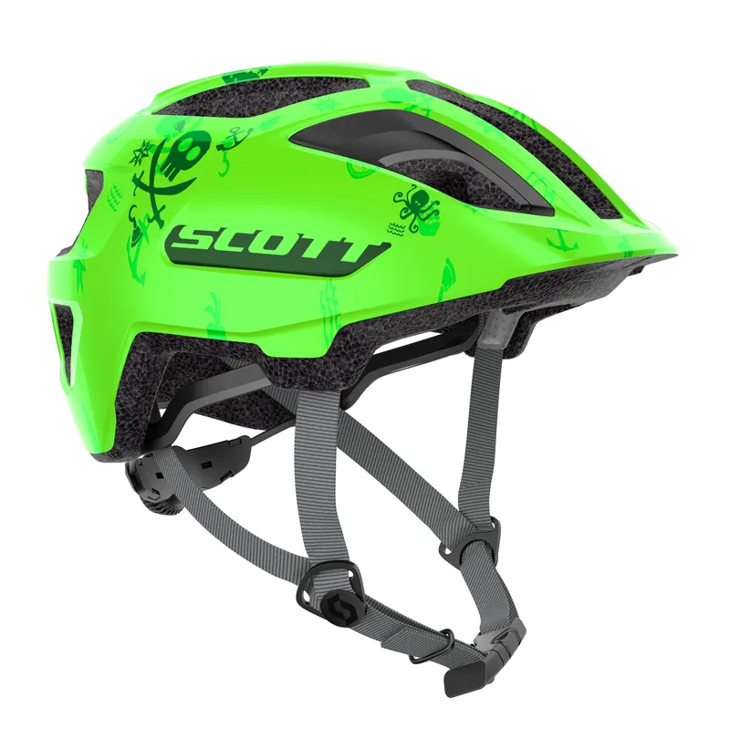 Scott Jr Spunto (Zelená) - Dětská cyklistická helma Endorphin Republic Tovární Cena