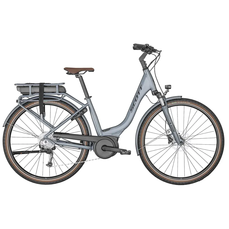 Scott Sub Active eRIDE 20 Unisex rack - Trekové městské elektrokolo Endorphin Republic Originální