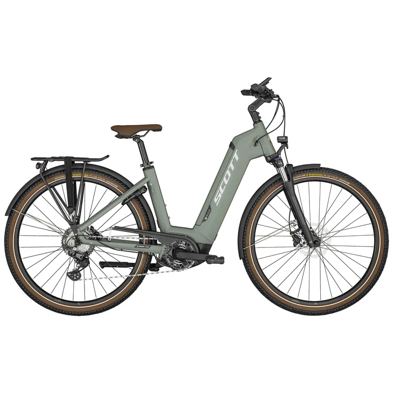 Scott Sub Sport eRIDE 20 Unisex green - Městské elektrokolo Endorphin Republic Novinka