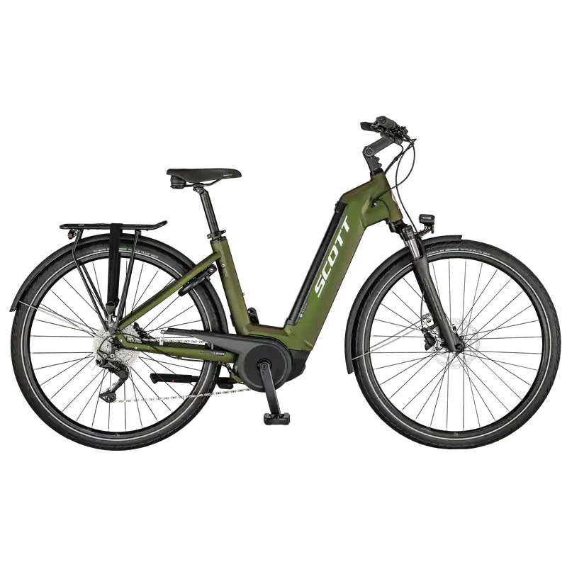 Oblíbený SCOTT Sub Tour eRIDE 10 USX - Trekové městské elektrokolo Endorphin Republic
