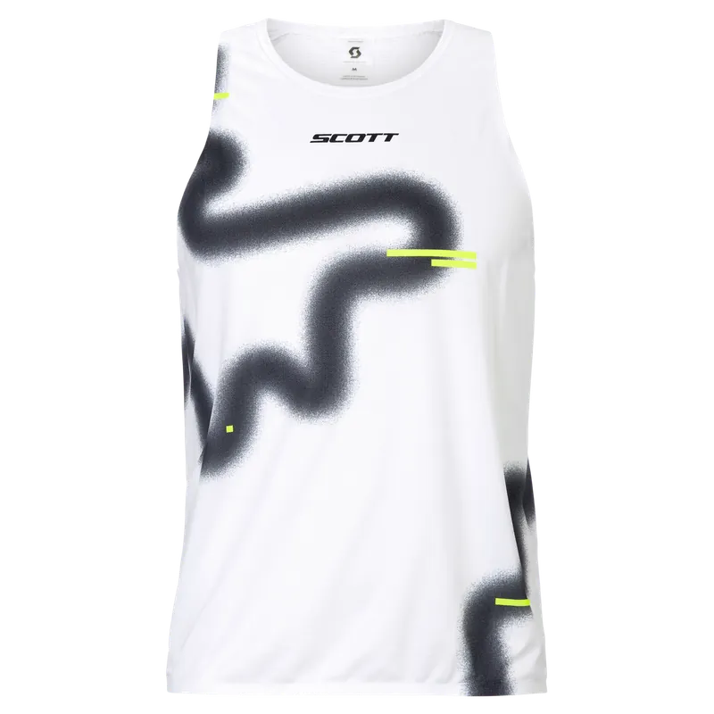 Časově Omezené SCOTT Tank M‘s RC Run (Bílá) - Pánské běžecké tílko Endorphin Republic