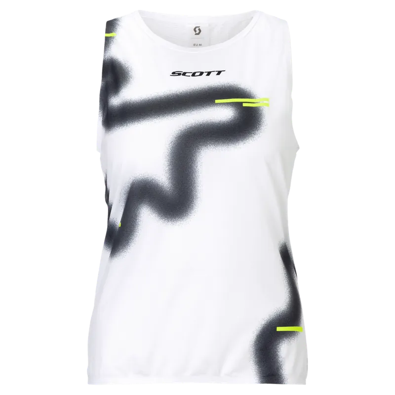 SCOTT Tank W‘s RC Run (Bílá) - Dámské běžecké tílko Endorphin Republic Zlevněný