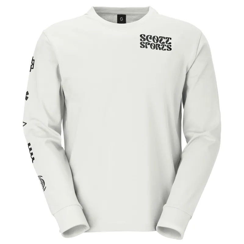 Vrácení Zdarma SCOTT Tee Graphic LS (Bílá) - Dámské triko Endorphin Republic