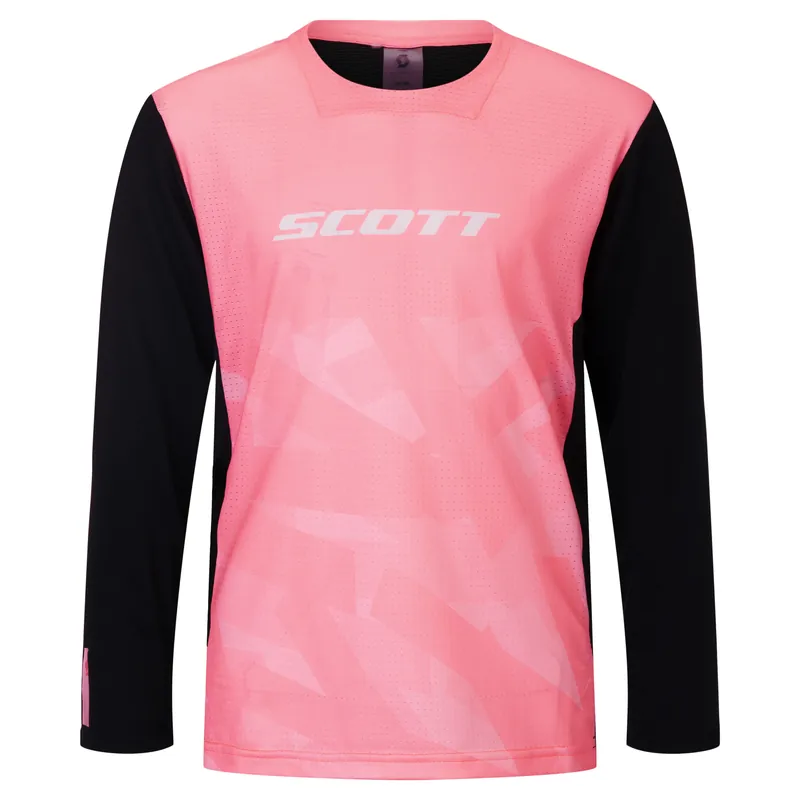 Levný SCOTT Tee Jr Vertic Delta LS (Purpurová) - Dětské cyklistické triko Endorphin Republic