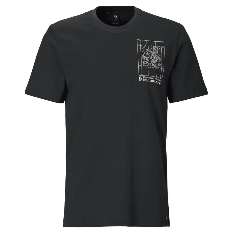 Aktuální SCOTT Tee M‘s Casual SS (Černá) - Pánské triko Endorphin Republic