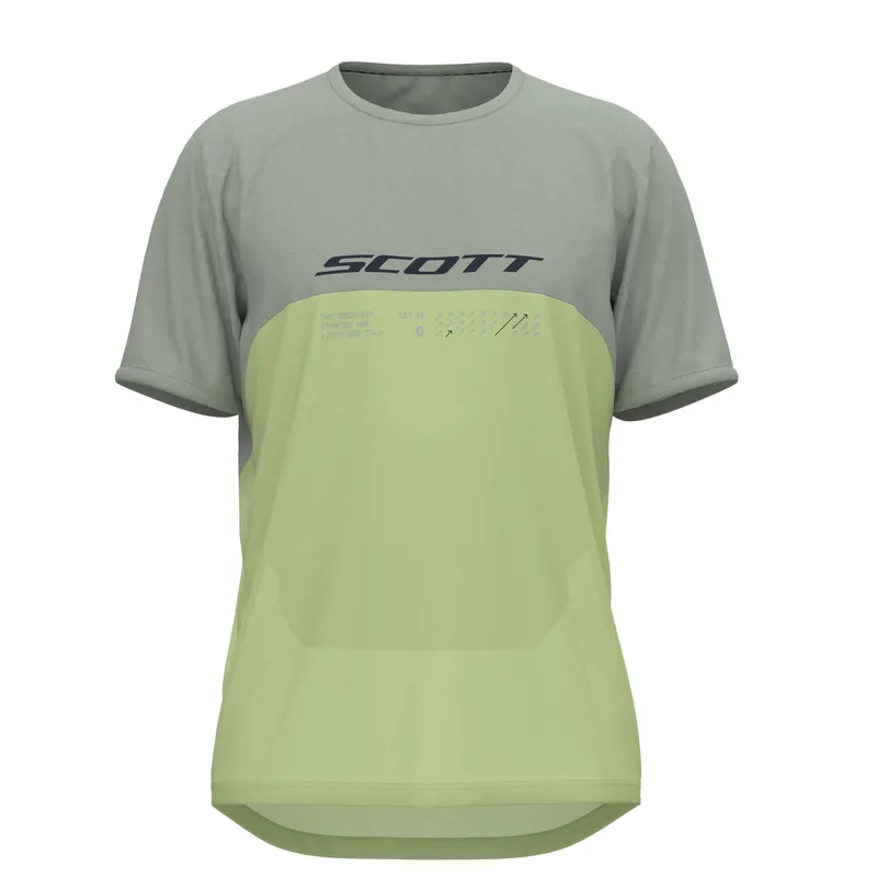 SCOTT Tee M‘s Vertic DRI SS (Žlutá) - Pánské cyklistické triko Endorphin Republic Akční Cena