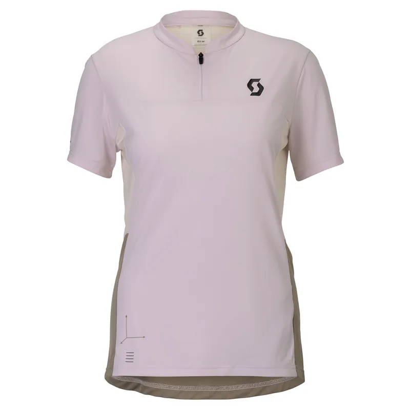 SCOTT Tee W‘s Vertic Zip SS (Purpurová) - Dámské cyklistické triko Endorphin Republic Hit Sezóny