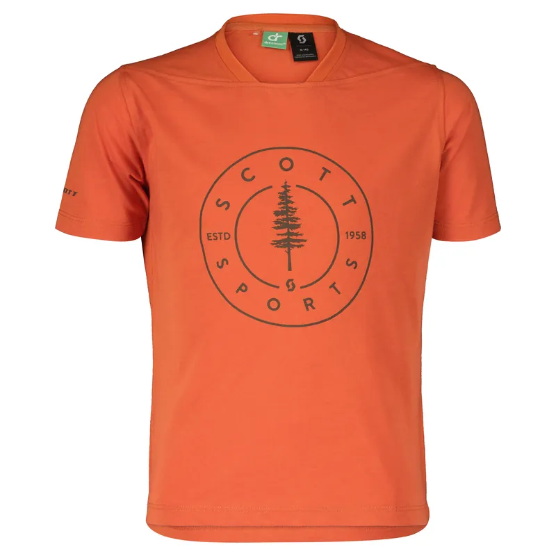 Scott Trail Flow 10 DRI SS (Oranžová) - Dětský cyklistický dres Endorphin Republic Poslední Šance