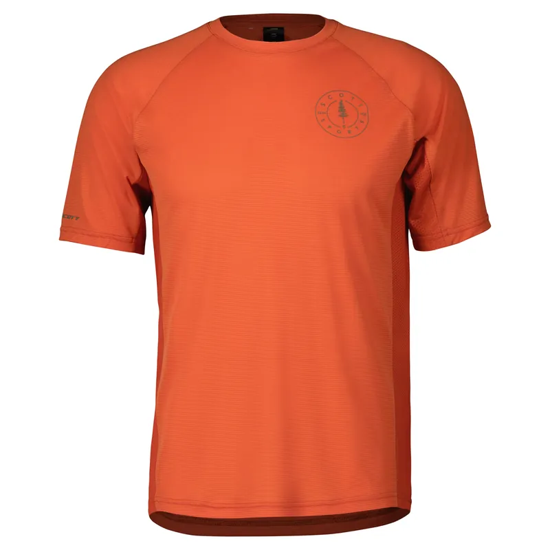 Nejprodávanější Scott Trail Flow Pro SS (Oranžová) - Pánský cyklistický dres Endorphin Republic