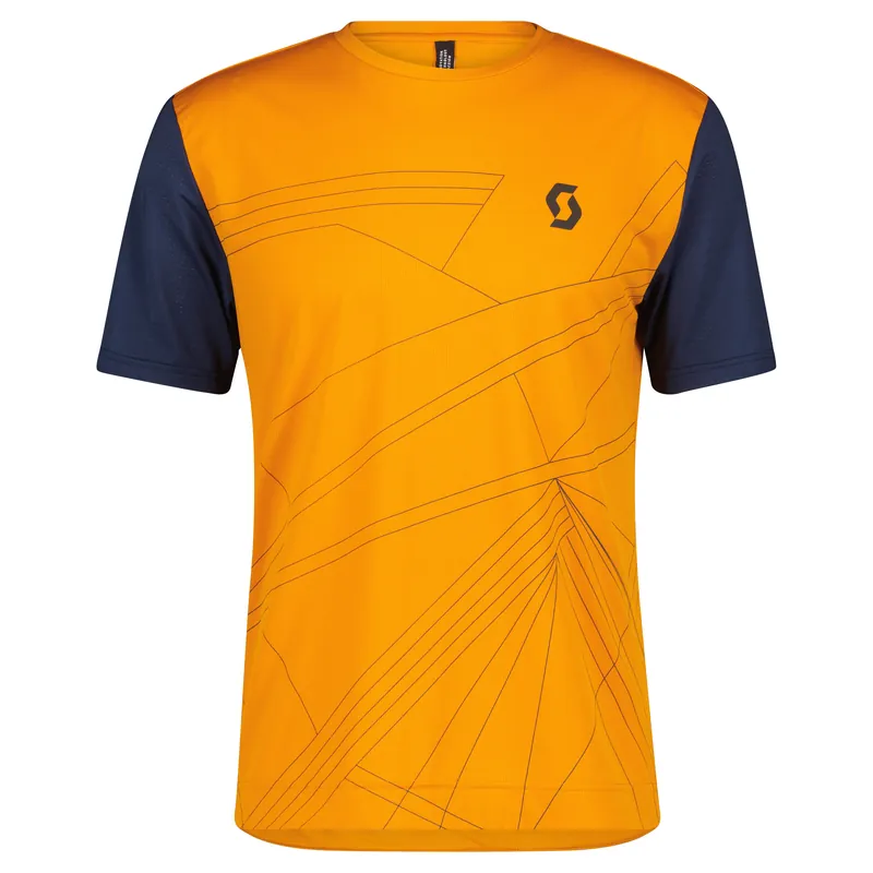 Přímo Od Výrobce Scott Trail Flow SS (Oranžová) - Pánský cyklistický dres Endorphin Republic