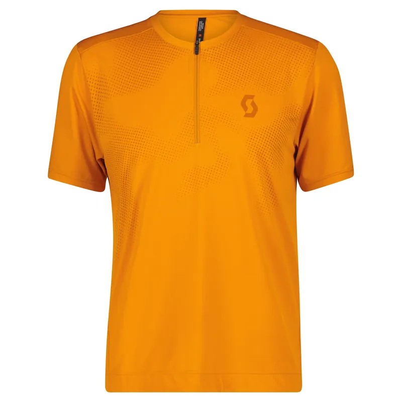 Top Prodej Scott Trail Flow Zip SS (Oranžová) - Pánský cyklistický dres Endorphin Republic