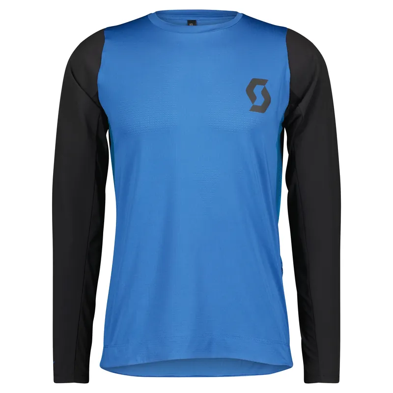 Značkový Scott Trail Progressive l/sl (Modrá) - Pánský cyklistický dres Endorphin Republic